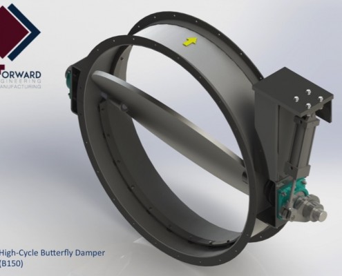 High Cycle Butterfly Damper - B150