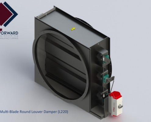 Multiblade Round Louver Damper - L220