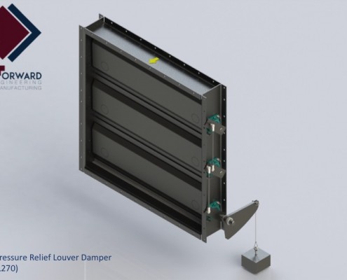 Pressure Relief Louver Damper - L270