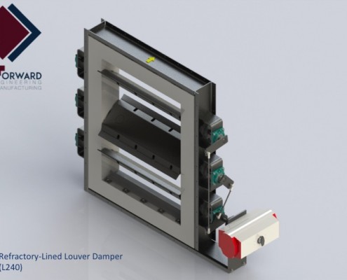 Refractory Lined Louver Damper - L240