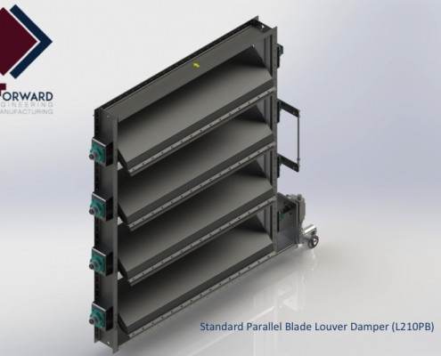 Standard Parallel Blade Louver Damper - L210PB