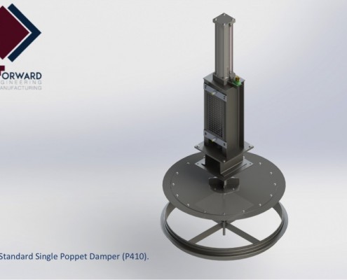 Standard Single Poppet Damper - P410